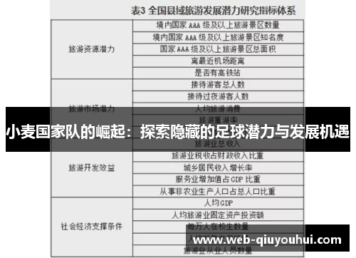 小麦国家队的崛起：探索隐藏的足球潜力与发展机遇